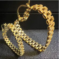 Gold Heart Earrings