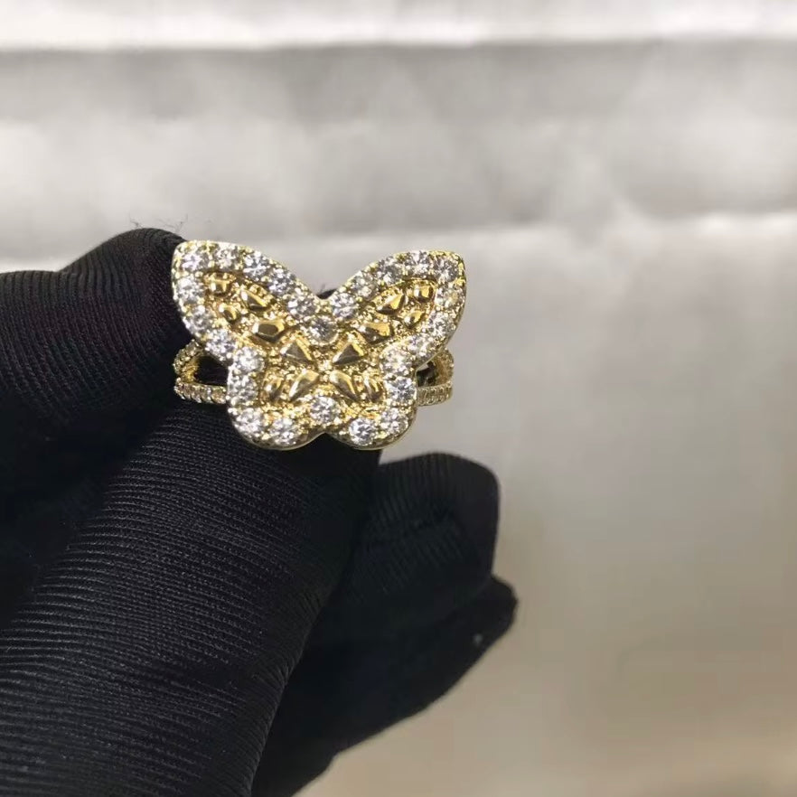 Gold Butterfly Ring