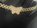 18K Gold Butterfly Necklace