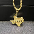 Texas Gold Pendant with Chain